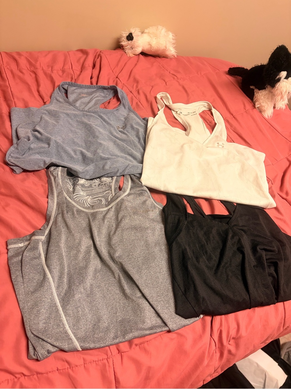 Mixed Athletic Tank Top Bundle - White, Gray, Black